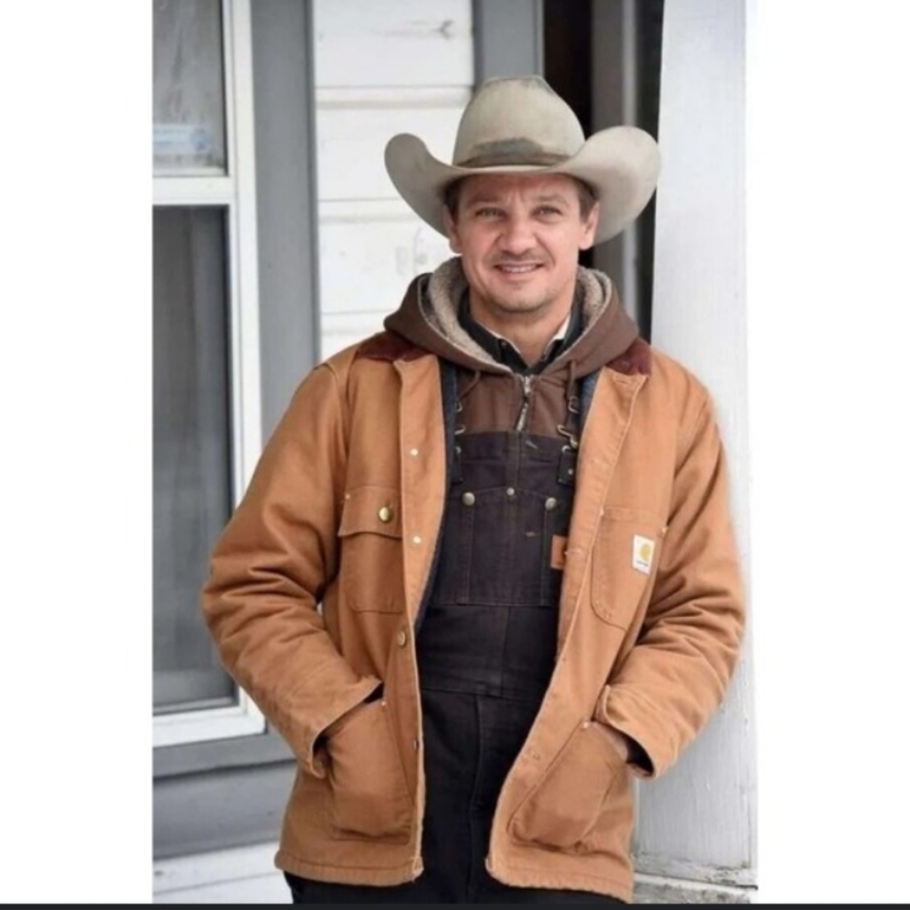 Vintage Carhartt Michigan Blanket Lined Canvas Chore Work Jacket Men’s L Tall